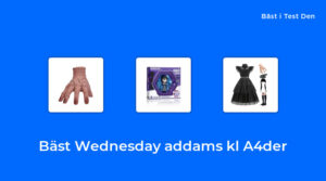 10 Wednesday Addams Kl A4der bäst i test 2024